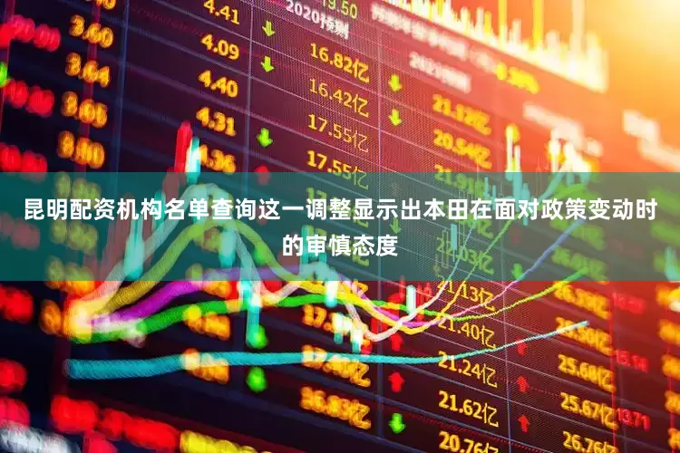 昆明配资机构名单查询这一调整显示出本田在面对政策变动时的审慎态度