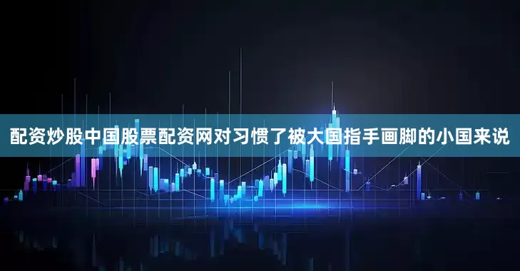 配资炒股中国股票配资网对习惯了被大国指手画脚的小国来说