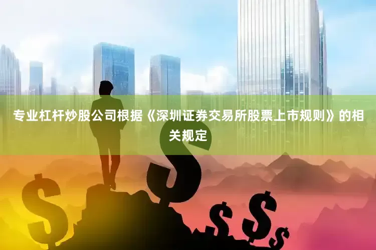 专业杠杆炒股公司根据《深圳证券交易所股票上市规则》的相关规定